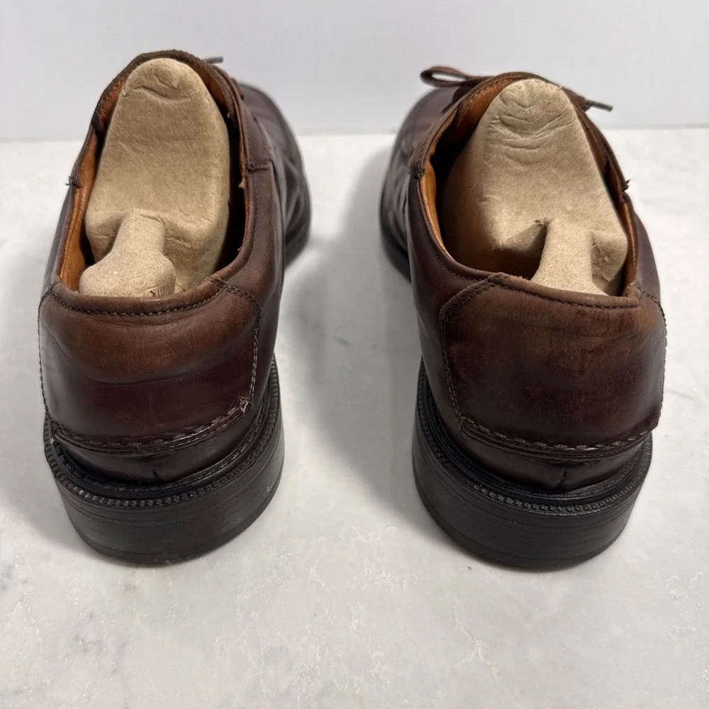 Polo Sport Ralph Lauren Brown Leather Penny Lofers Men' Size 11 Made In Italy